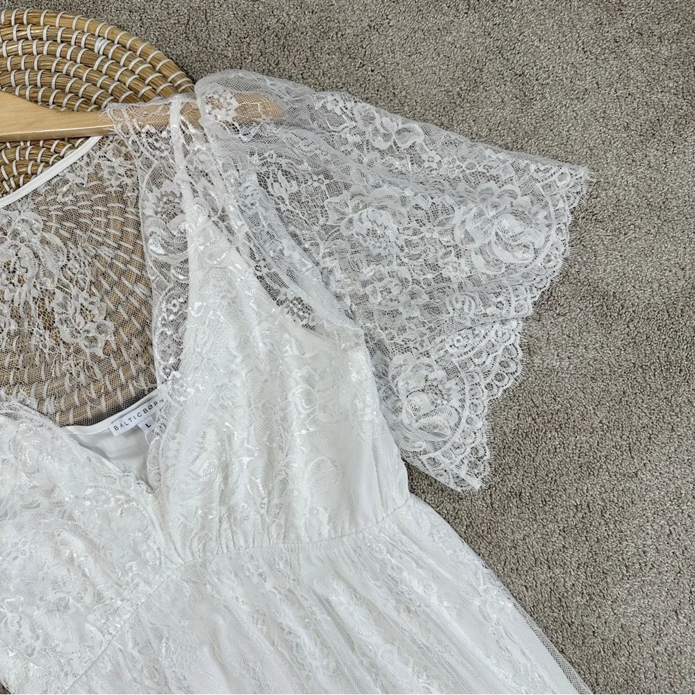 Baltic Born White Lace Maxi Dress - Picture 7 of 15